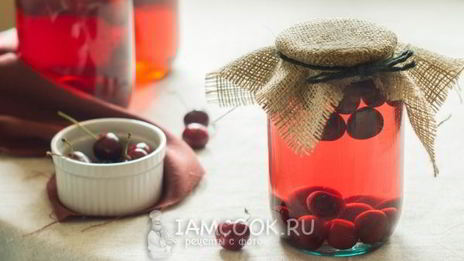 компот из черешни без стерилизации на зиму