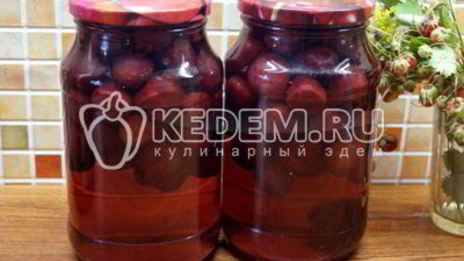 компот из черешни на зиму