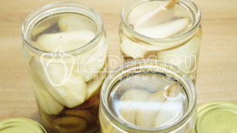 компот из груш и слив на зиму