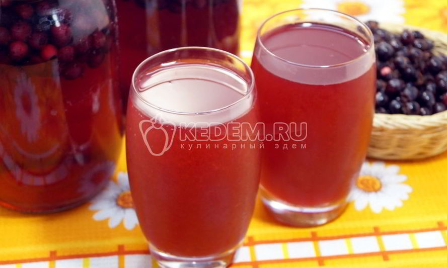 Рецепт компота из ирги