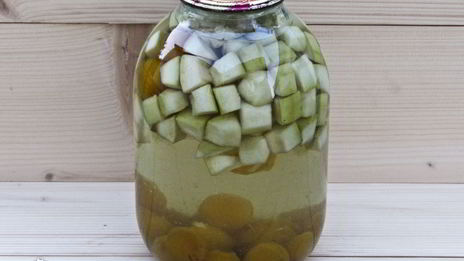 компот из кабачков и алычи