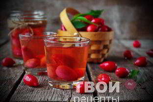 Компот из кизила