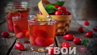 Компот из кизила