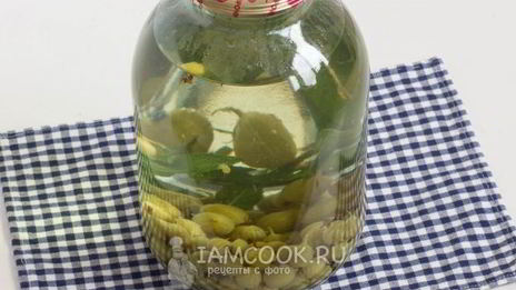 компот из крыжовника с мятой