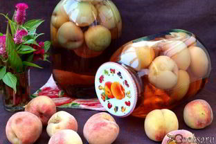 Компот из персиков на зиму