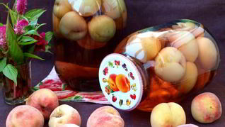 Компот из персиков на зиму