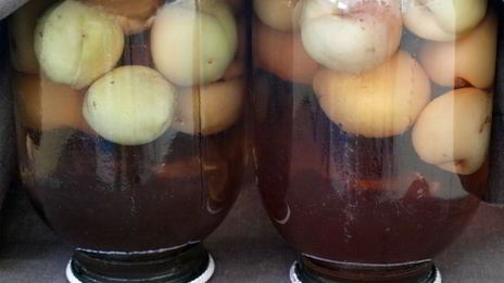 компот из персиков на зиму