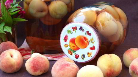 компот из персиков на зиму