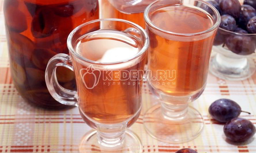 Рецепт компота из сливы на зиму