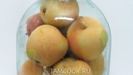компот из целых яблок на зиму
