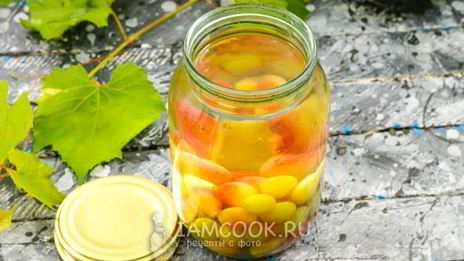 компот из винограда с косточками на зиму