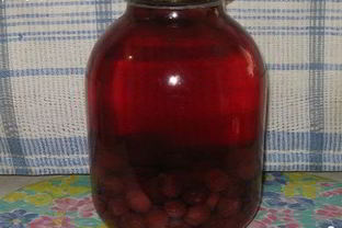 Компот из вишни на зиму без стерилизации