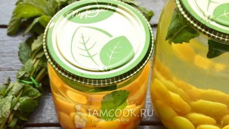 компот из желтой черешни на зиму