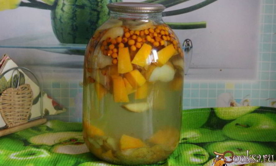 Рецепт компота краски осени на зиму