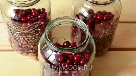 концентрированный компот из вишни на зиму