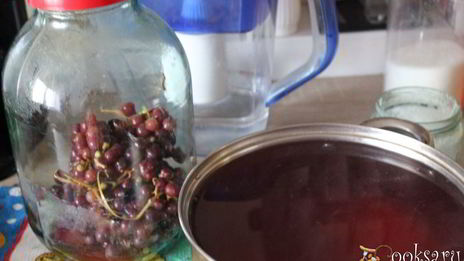 виноградный компот на зиму