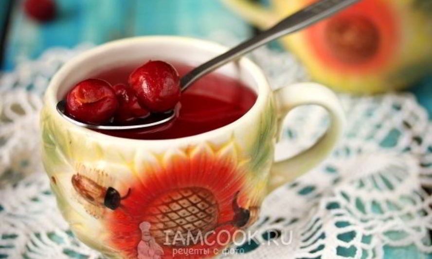 Рецепт вишневого компота