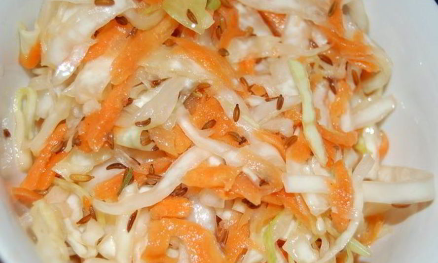 Рецепт квашеной капусты с тмином