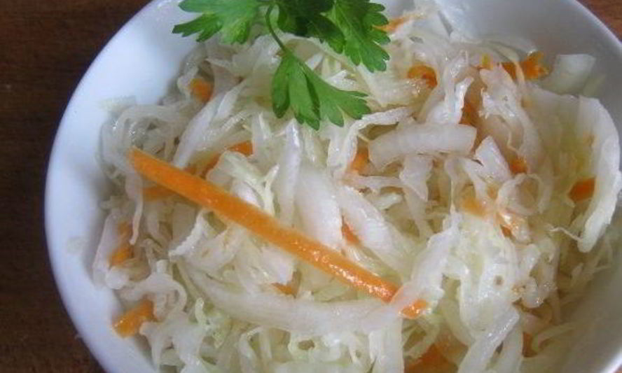 Рецепт быстрой маринованной капусты с уксусом