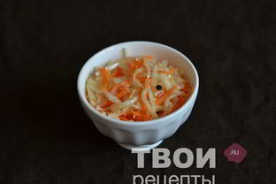 Быстрая маринованная капуста