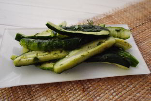 Быстрые маринованные огурцы