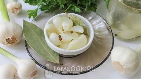 чеснок маринованный на зиму