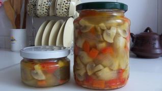 Грибы маринованные за полчаса