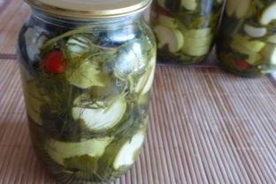 Кабачки маринованые