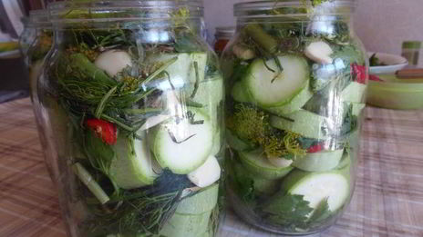 кабачки маринованые