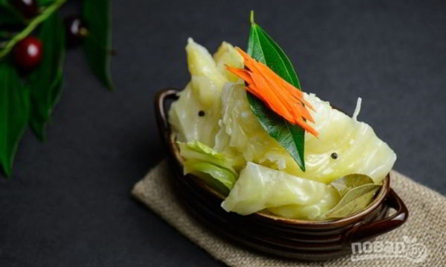 Рецепт капусты маринованной домашней