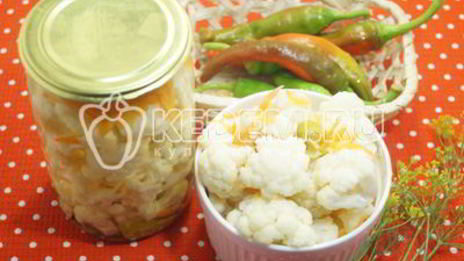 маринованная цветная капуста хрустяшка