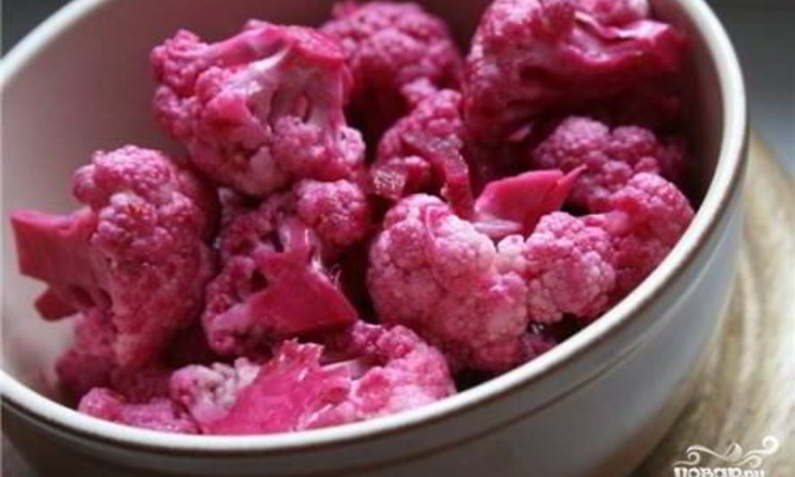 Рецепт маринованной цветной капусты с корицей