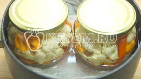 маринованная цветная капуста с морковью