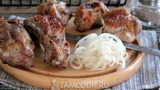 Маринованный лук к шашлыку