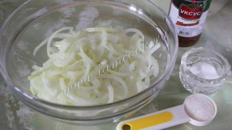 маринованный лук к шашлыку