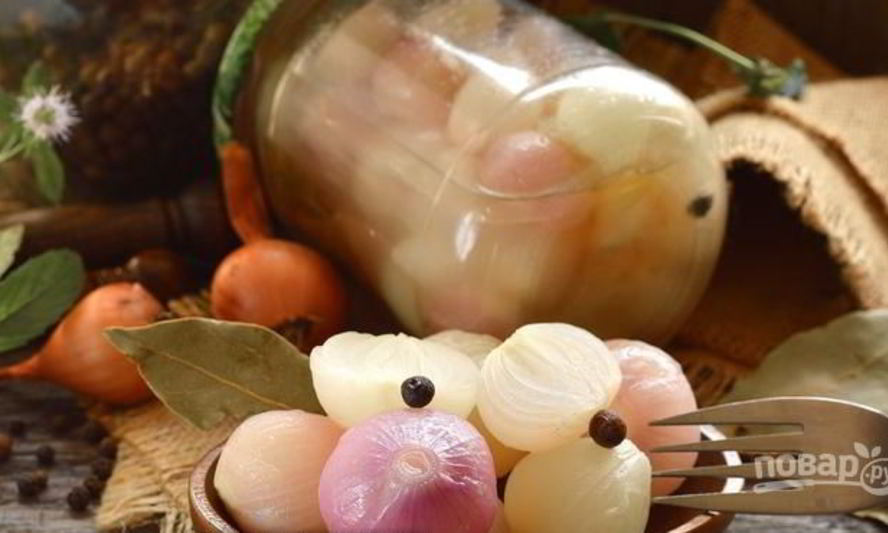 Рецепт маринованного лука в уксусе на зиму