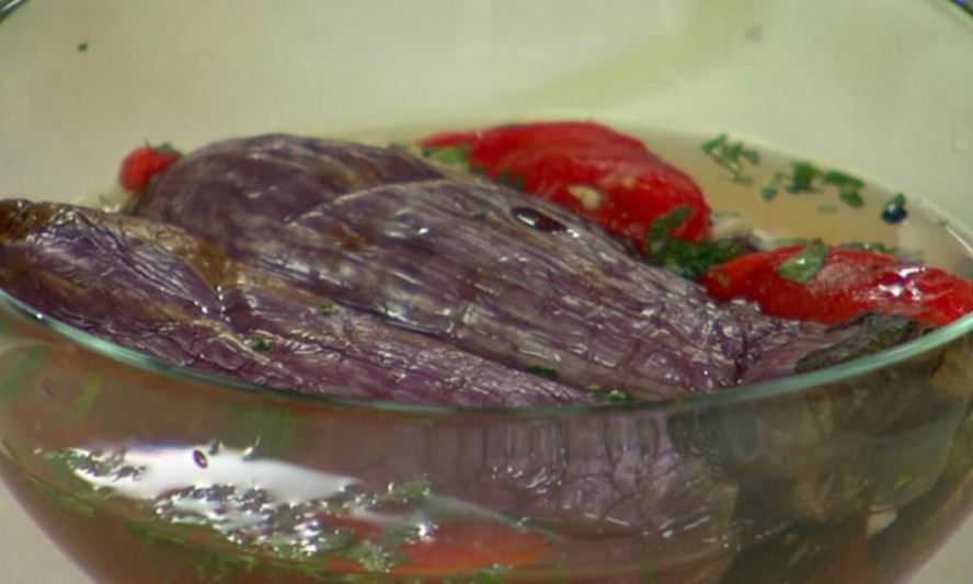 Рецепт маринованных баклажанов с перцем чили