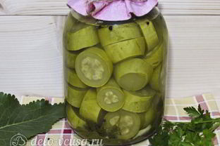Маринованные кабачки на зиму