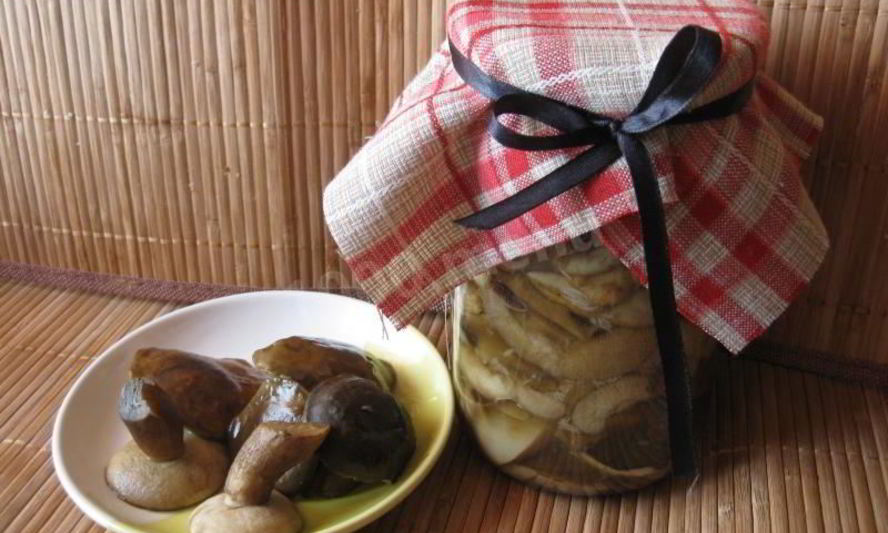 Рецепт маринованных маслят на зиму