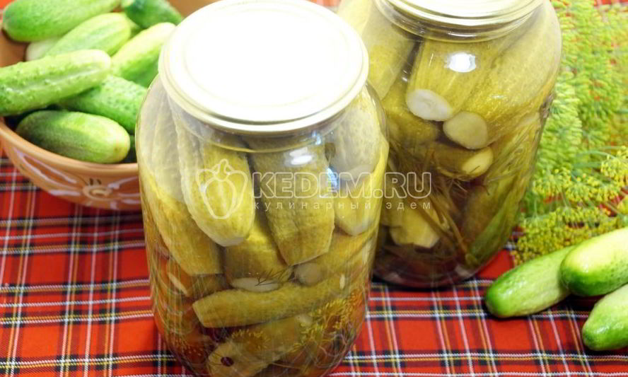 Рецепт маринованных огурцов на зиму в банках