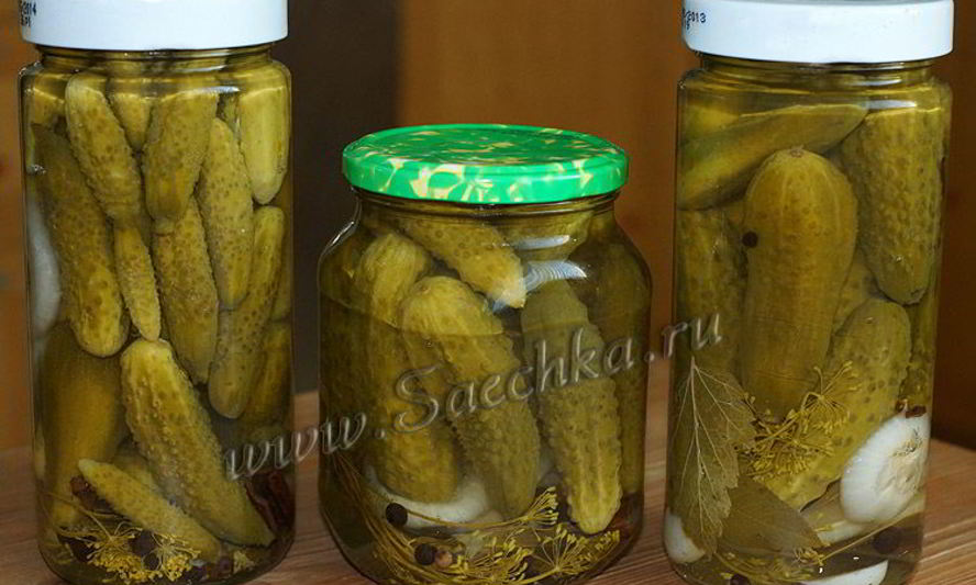 Рецепт маринованных огурцов