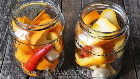маринованные патиссоны без стерилизации