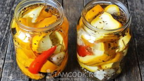 маринованные патиссоны без стерилизации