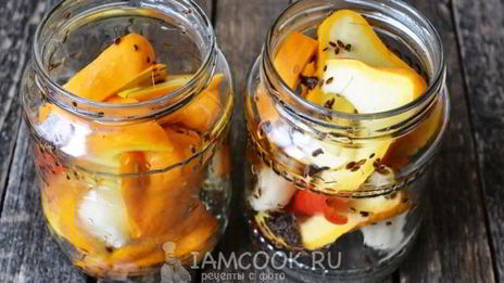 маринованные патиссоны без стерилизации