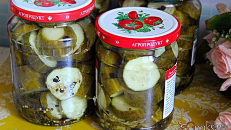 маринованные резаные огурцы
