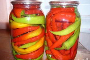 Острый перец, маринованный на зиму