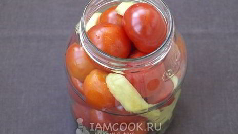 помидоры черри маринованные с болгарским перцем