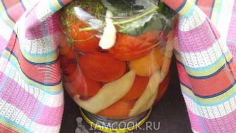 помидоры черри маринованные с болгарским перцем