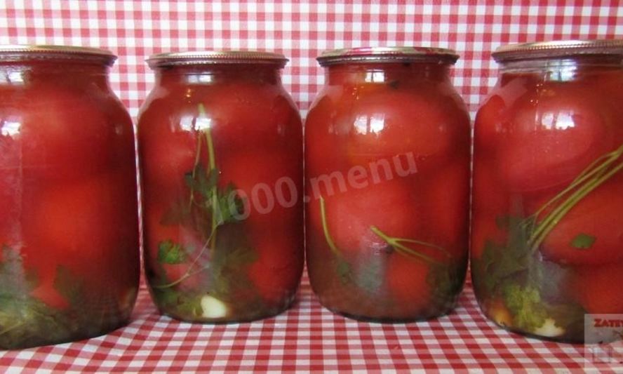 Рецепт помидоров маринованных в кетчупе чили на зиму