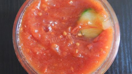 огурцы на зиму в томатной пасте